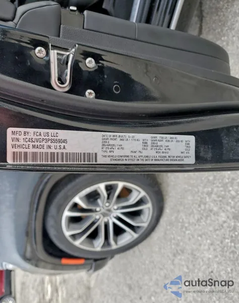 2023 Jeep Grand Wagoneer Series Iii z USA, uszkodzony, nr VIN 1C4SJVGP3PS559045